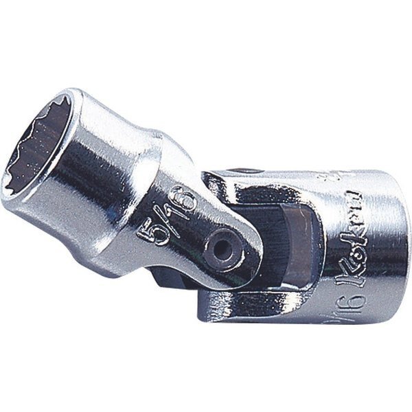 Universal Socket 1/4 12 Point 33mm 1/4 Sq. Drive, Ko-Ken, Mfr#: 2445A-1/4